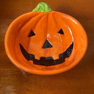 Halloween Jack-o-lantern Dish